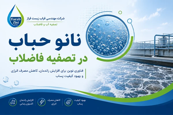 کاربردها و مزایای نانو حباب در تصفیه فاضلاب