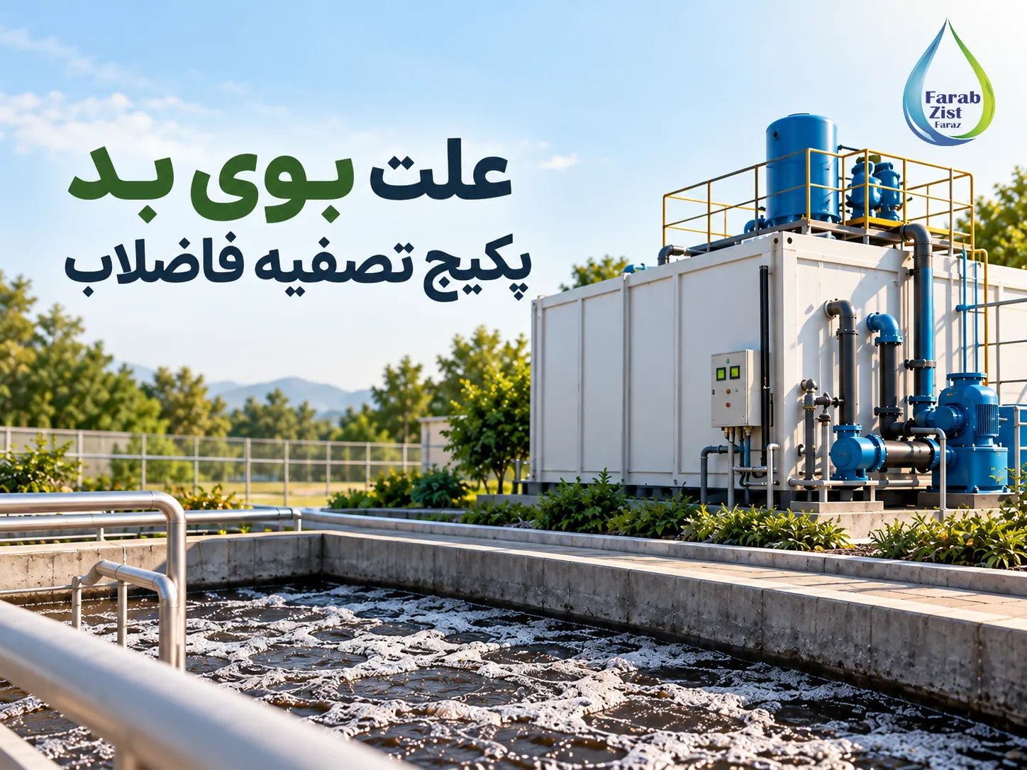 علت بوی بد پکیج تصفیه فاضلاب