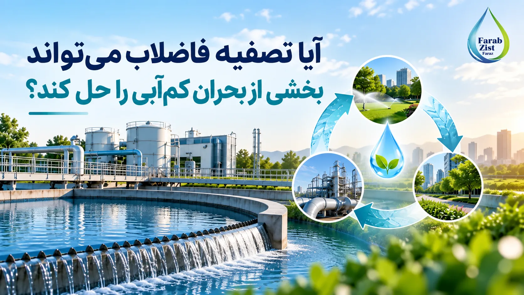 آیا تصفیه فاضلاب می‌تواند بخشی از بحران کم‌آبی را حل کند؟